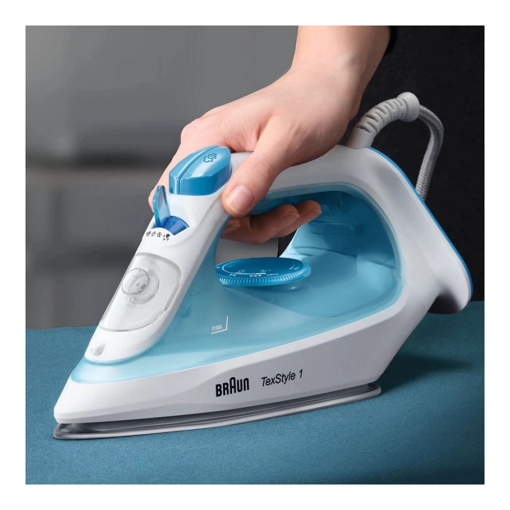 Fier de calcat Braun SI1050BL, 2000W, Ceramica photo 4